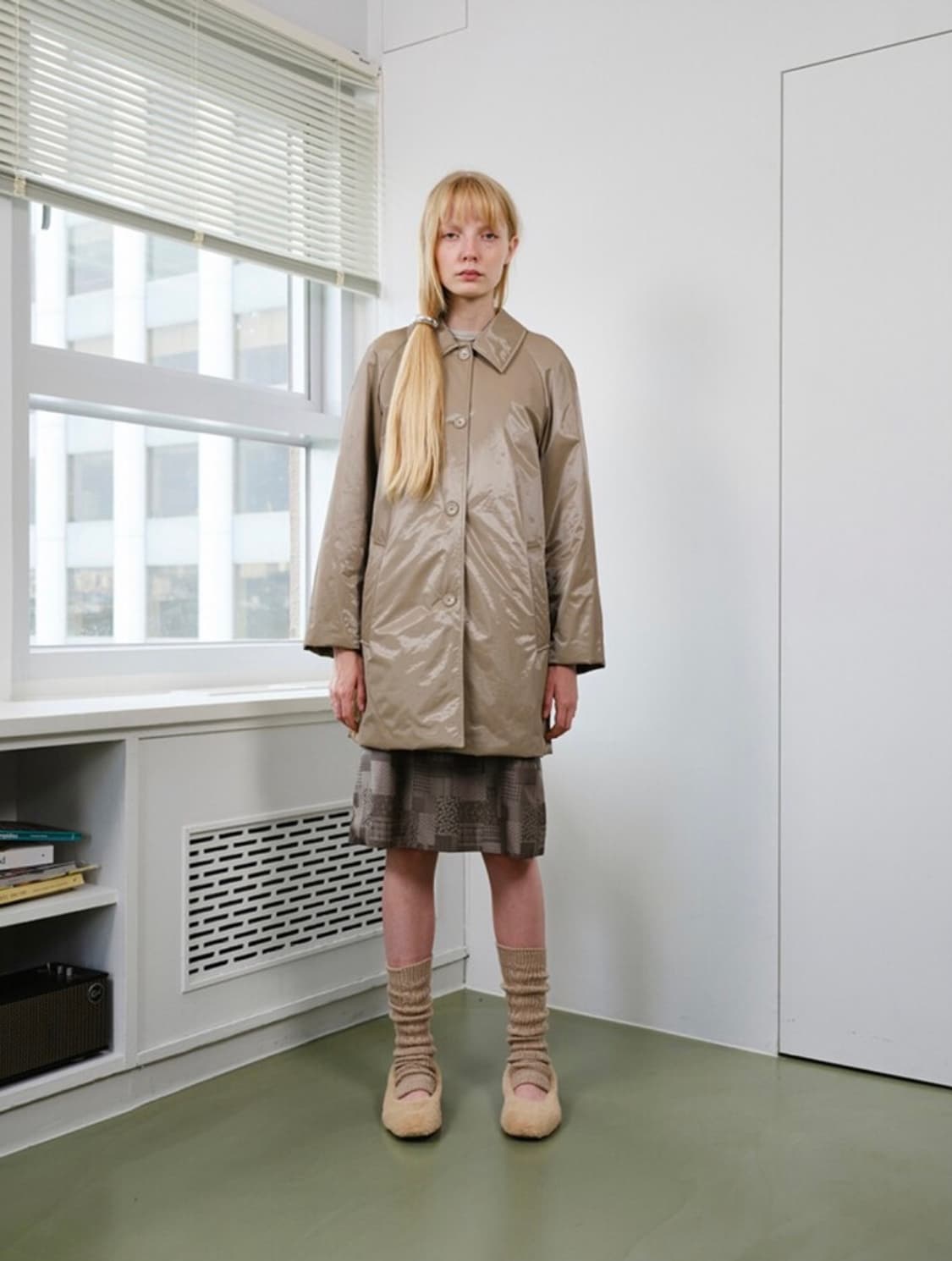 ENZO BLUES 엔조블루스 글로시 소프트 패딩 상품이미지5