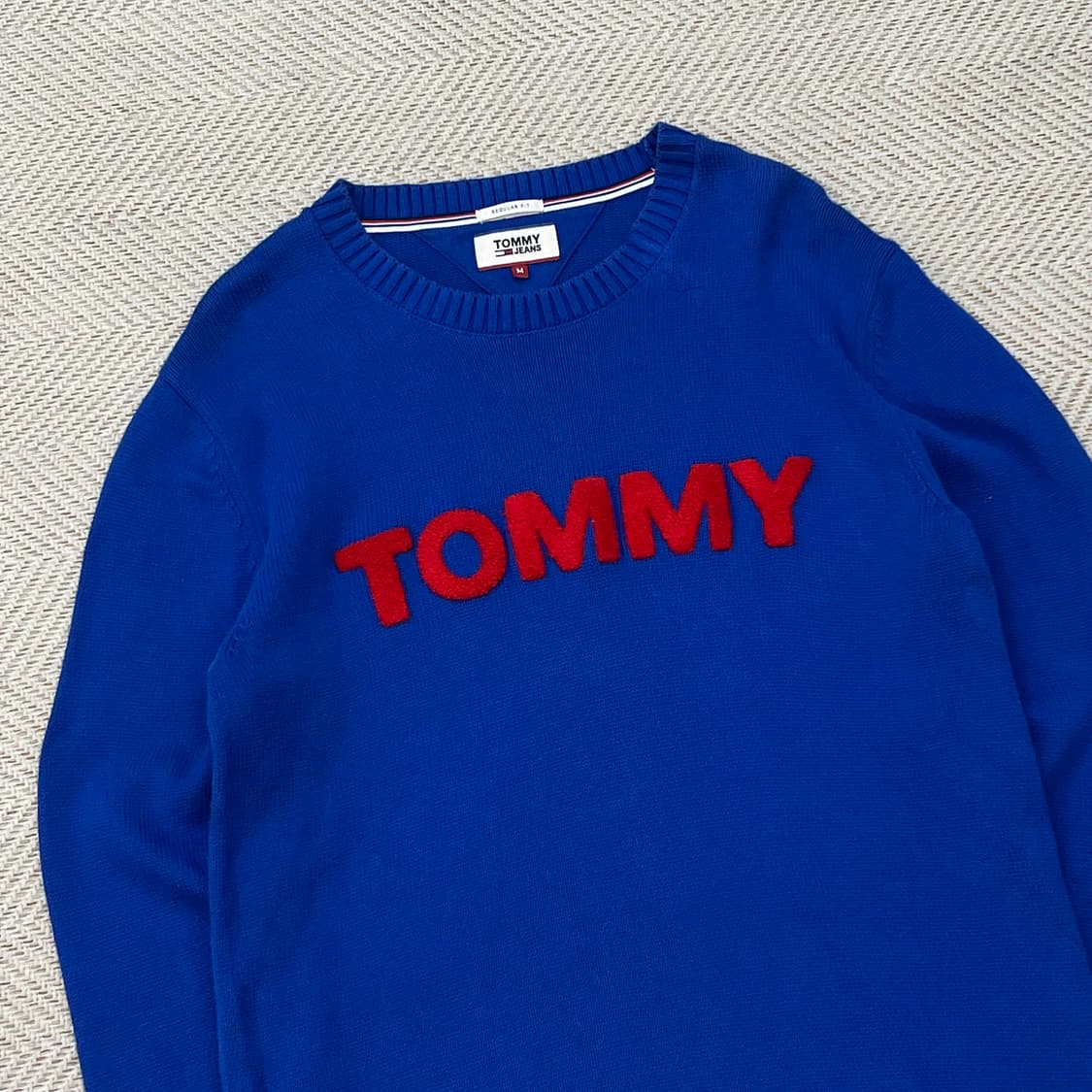 타미진스 로고 니트 r3041 상품이미지3