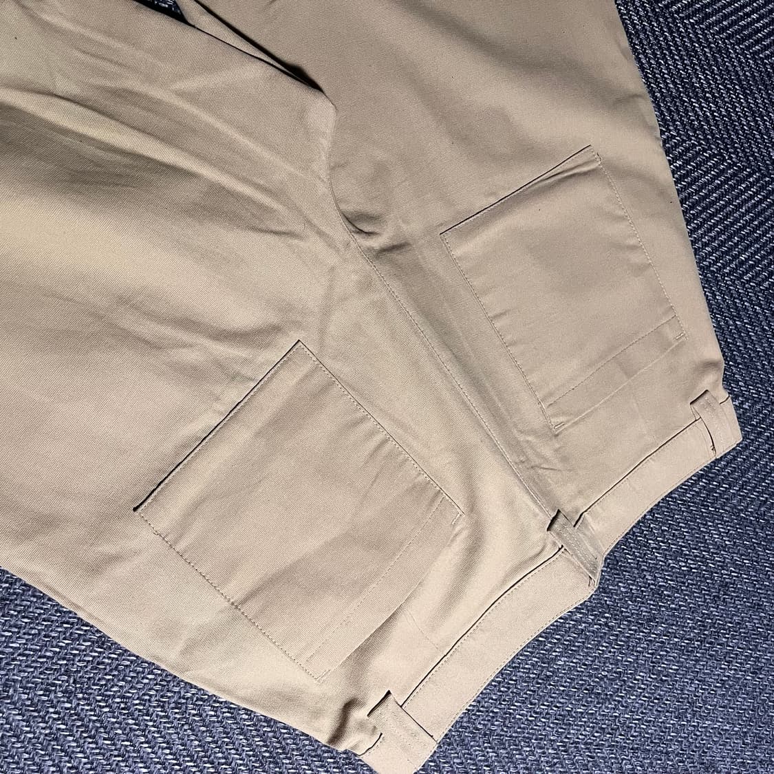 [L] SIGNATURE 시그니처 원턱 와이드 치노 팬츠 상품이미지3