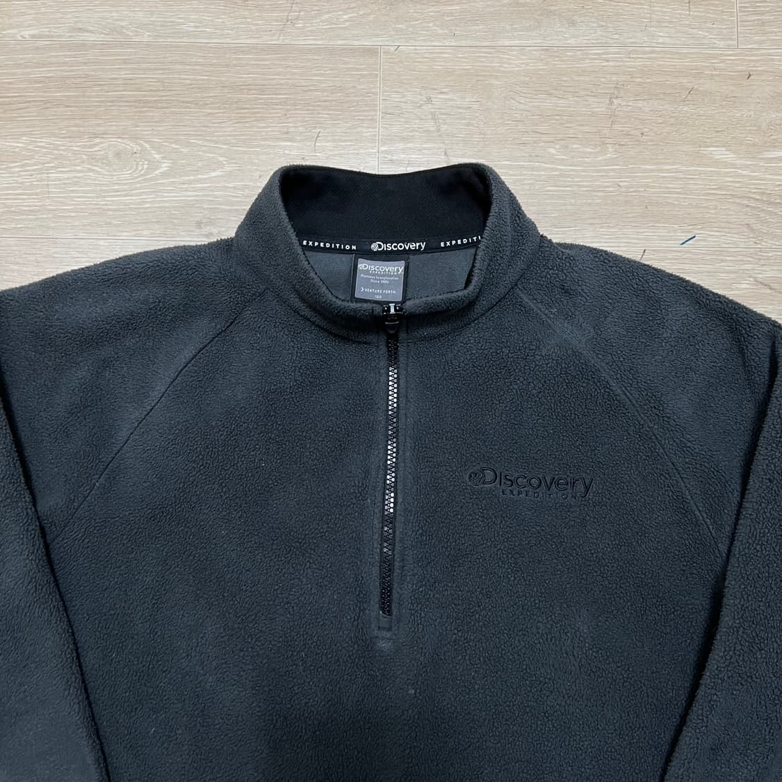 디스커버리 뽀글이 후리스 플리스 반집업자켓 [차콜] L/100 상품이미지2