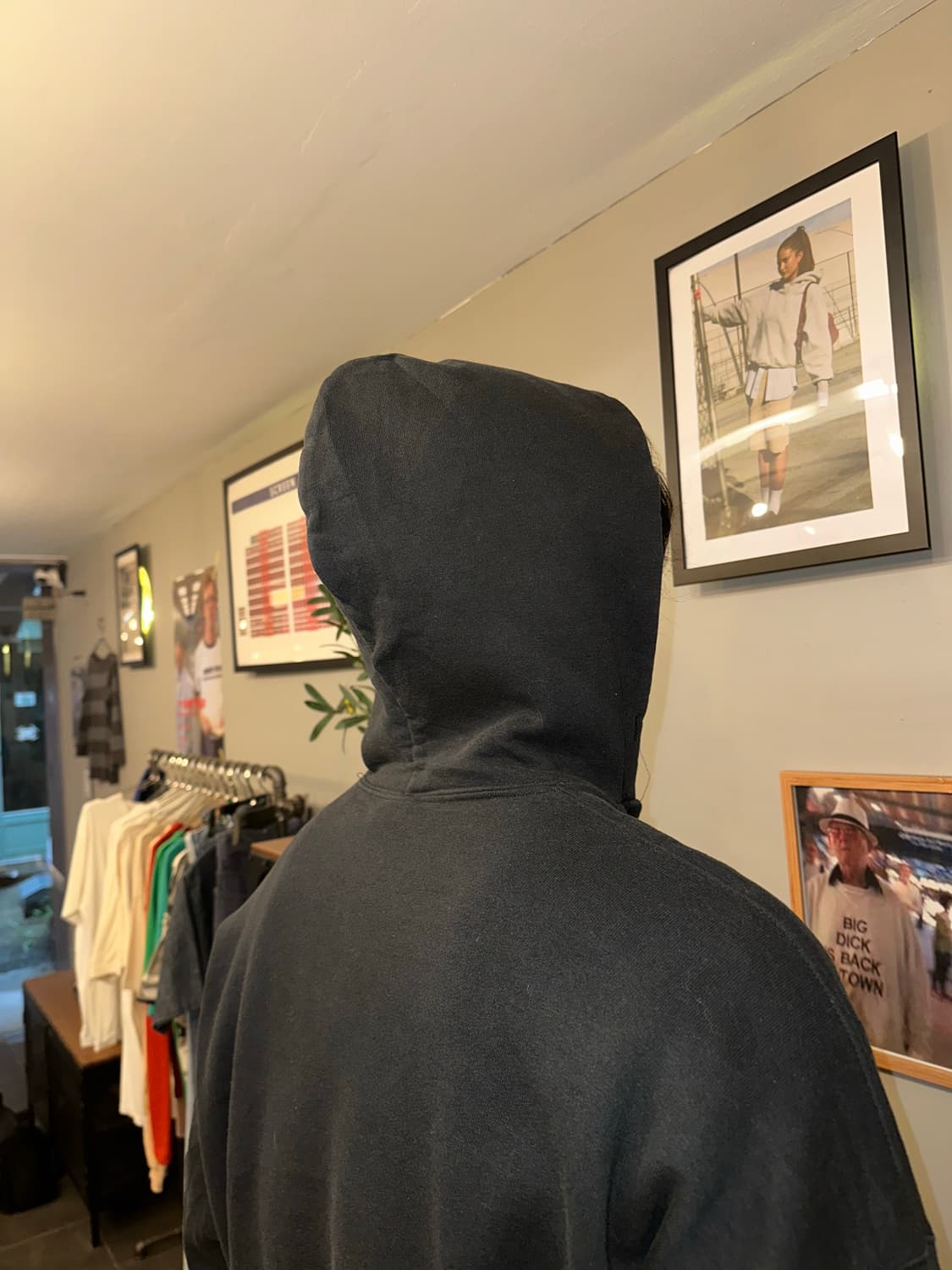 90‘s Russell Athletic black hood zip-up 상품이미지8
