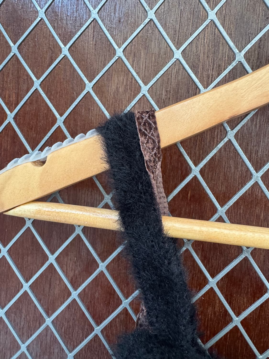 SCULPTOR 스컬프터 퍼 벨벳 블랙 미디 원피스 새상품 상품이미지3