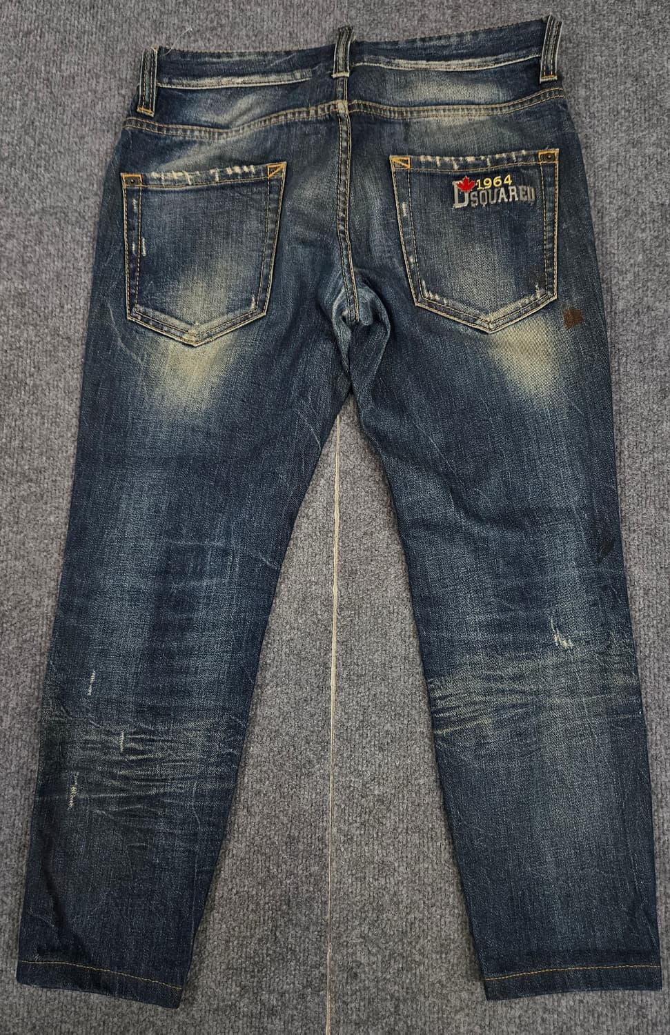 디스퀘어드2 데미지 페인팅 데님 팬츠 급처 상품이미지3
