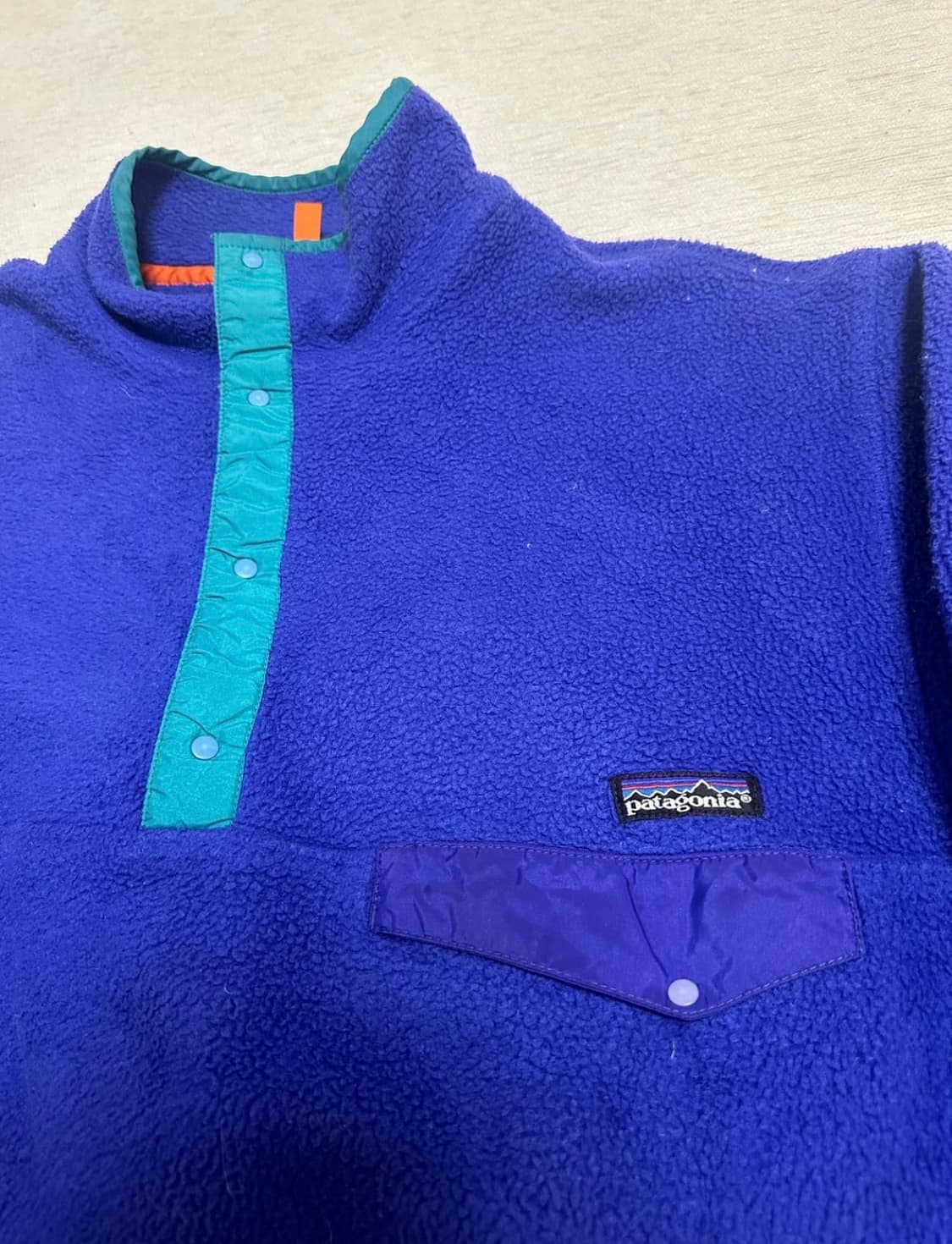 90s 파타고니아 신칠라 팝 블루 XL 상품이미지3