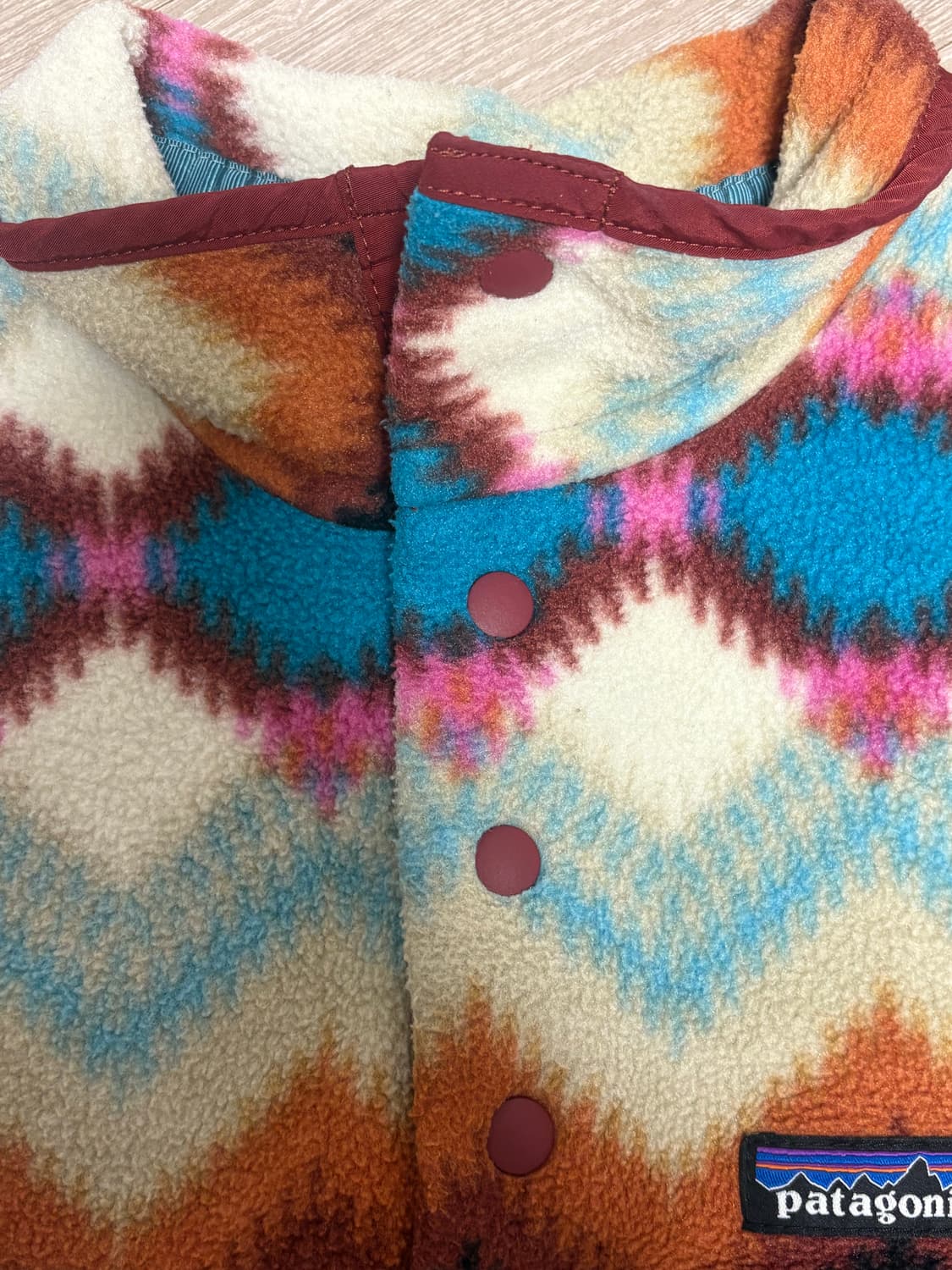 파타고니아 신칠라 아즈텍 패턴 반집업 후리스 플리스 상품이미지5