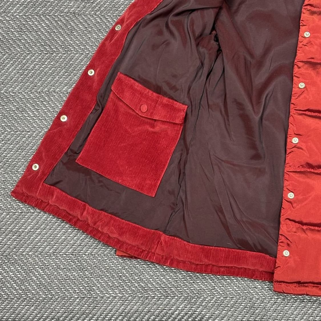 피아자셈피오네 코듀로이 패딩 점퍼 v0392 상품이미지4