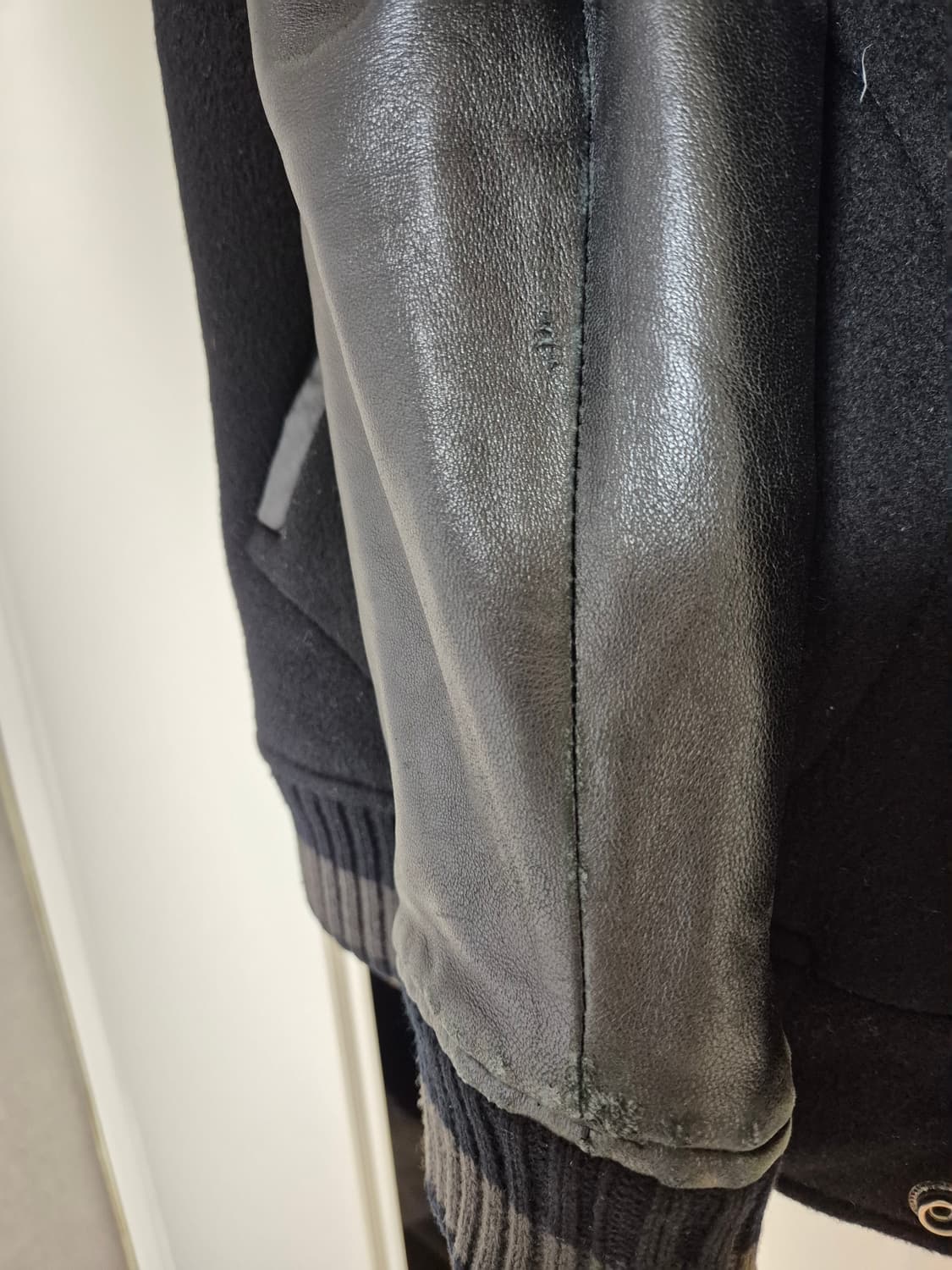 Lofi Varsity Jacket (울/양가죽) 상품이미지6