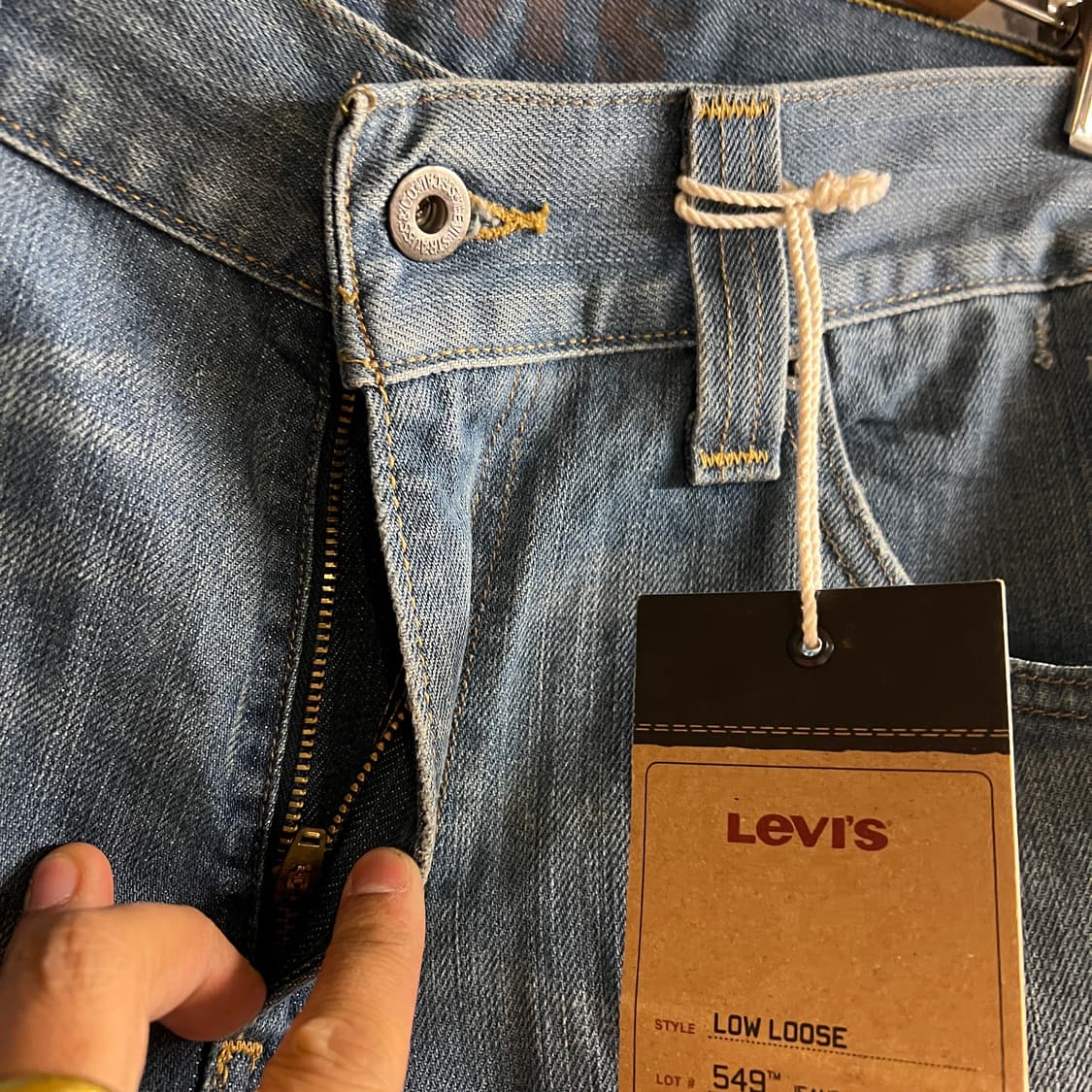 00's 리바이스 549 데님 33x32 Size (34인치) 멕시코 상품이미지4