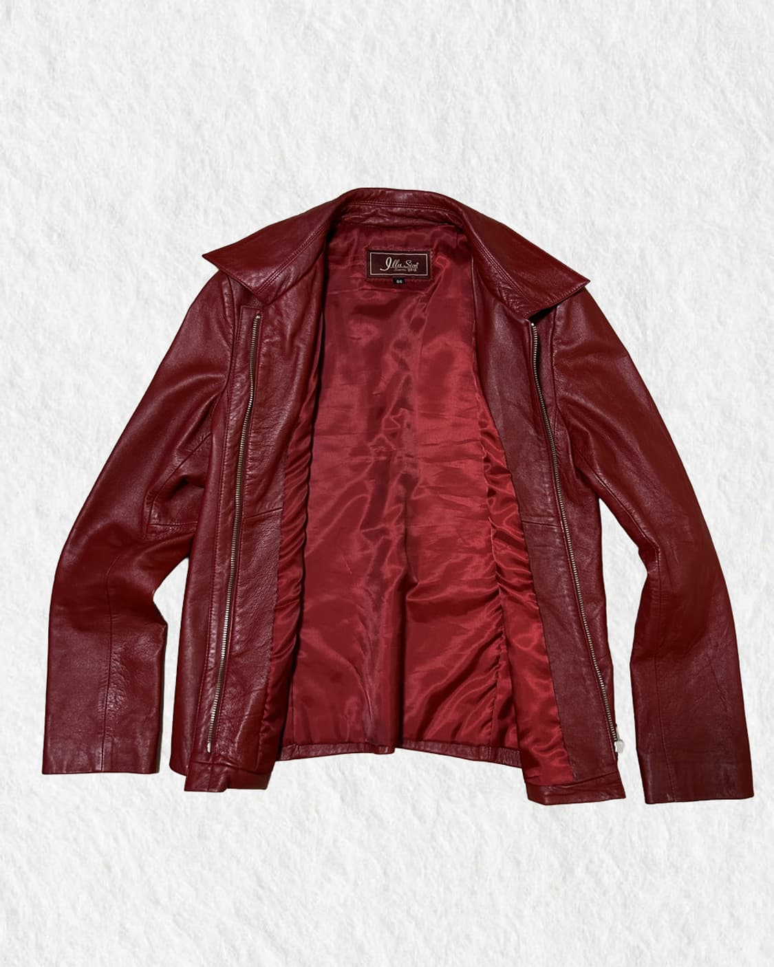 빈티지 버건디레드 양가죽 자켓 상품이미지2