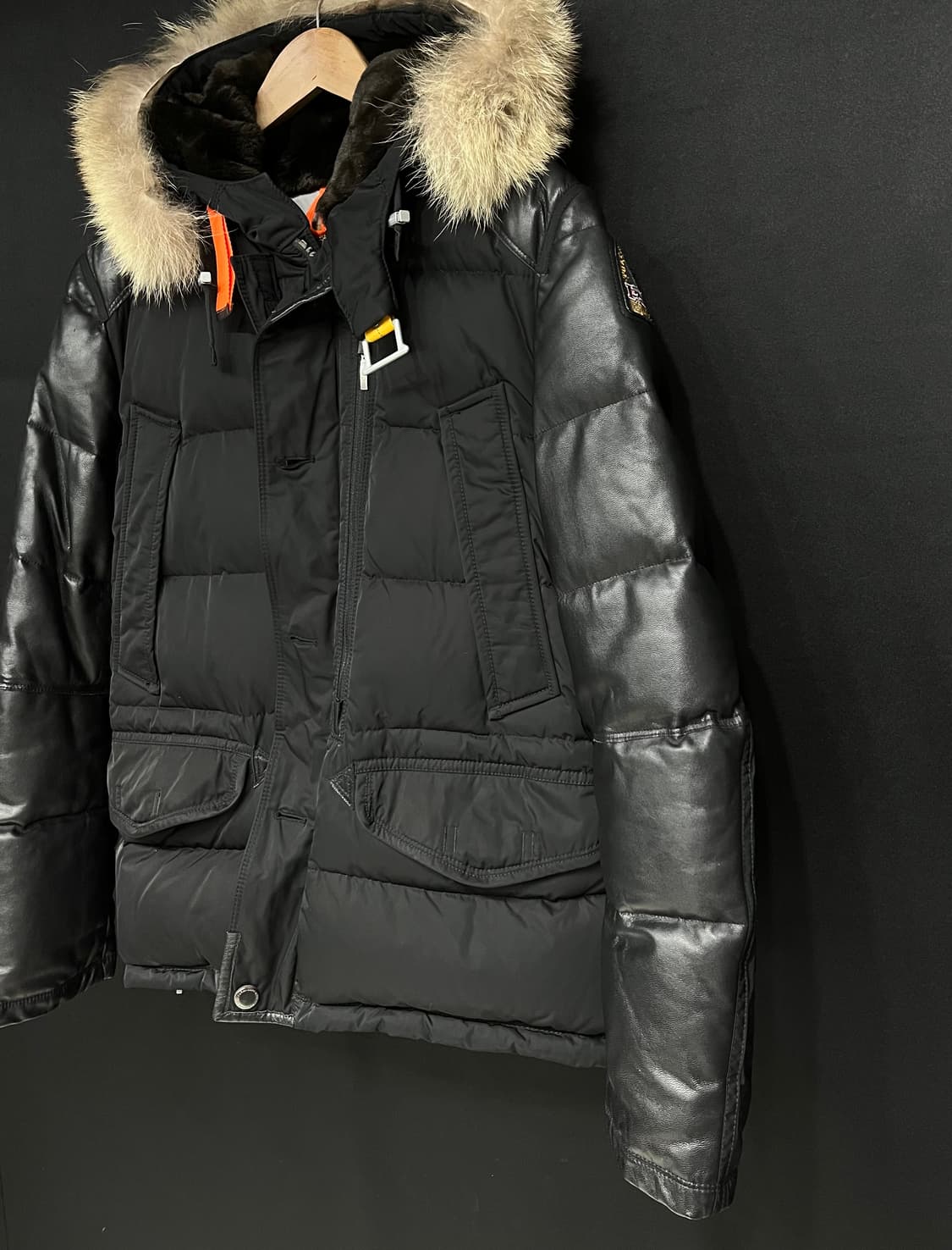 파라점퍼스 d hole 가죽파카 상품이미지2