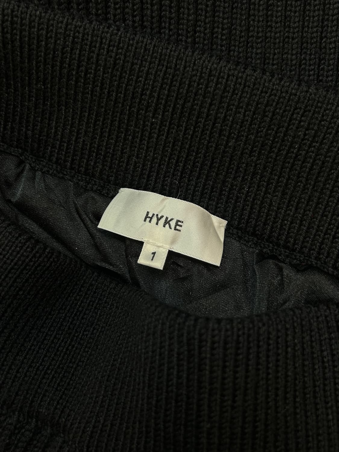 HYKE 하이크 양모 골지 니트 스커트 상품이미지4