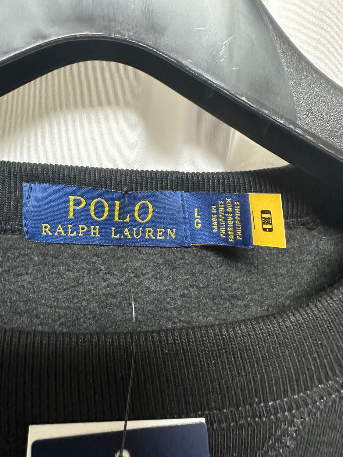 no.168 폴로랄프로렌 변요한 스펠아웃  기모맨투맨 L 새상품 상품이미지3