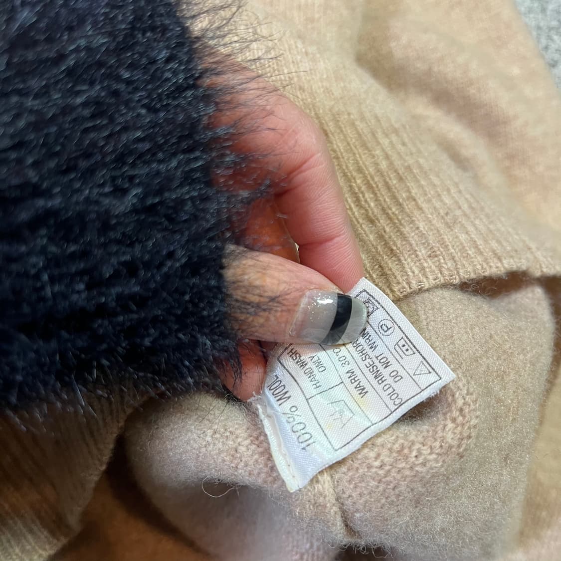 Burberrys 버버리 자수 로고 울 니트 상품이미지5