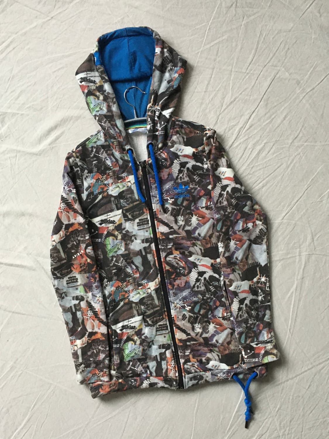 아디다스 콜라주 프린팅 후드집업 상품이미지3