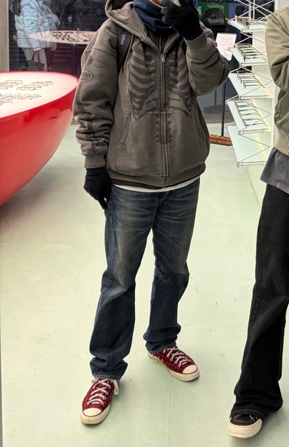 밴슨 본 후드집업 xl 상품이미지7