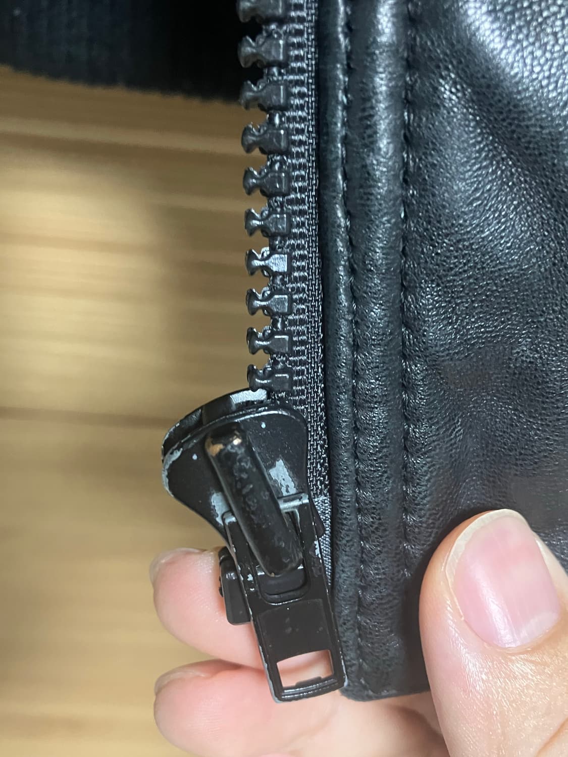 저스티스 모티브 양가죽자켓 상품이미지6