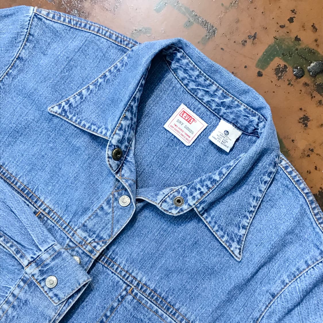 리바이스 LSC 투포켓 연중청 데님 셔츠 자켓 여성 55 사이즈 상품이미지3