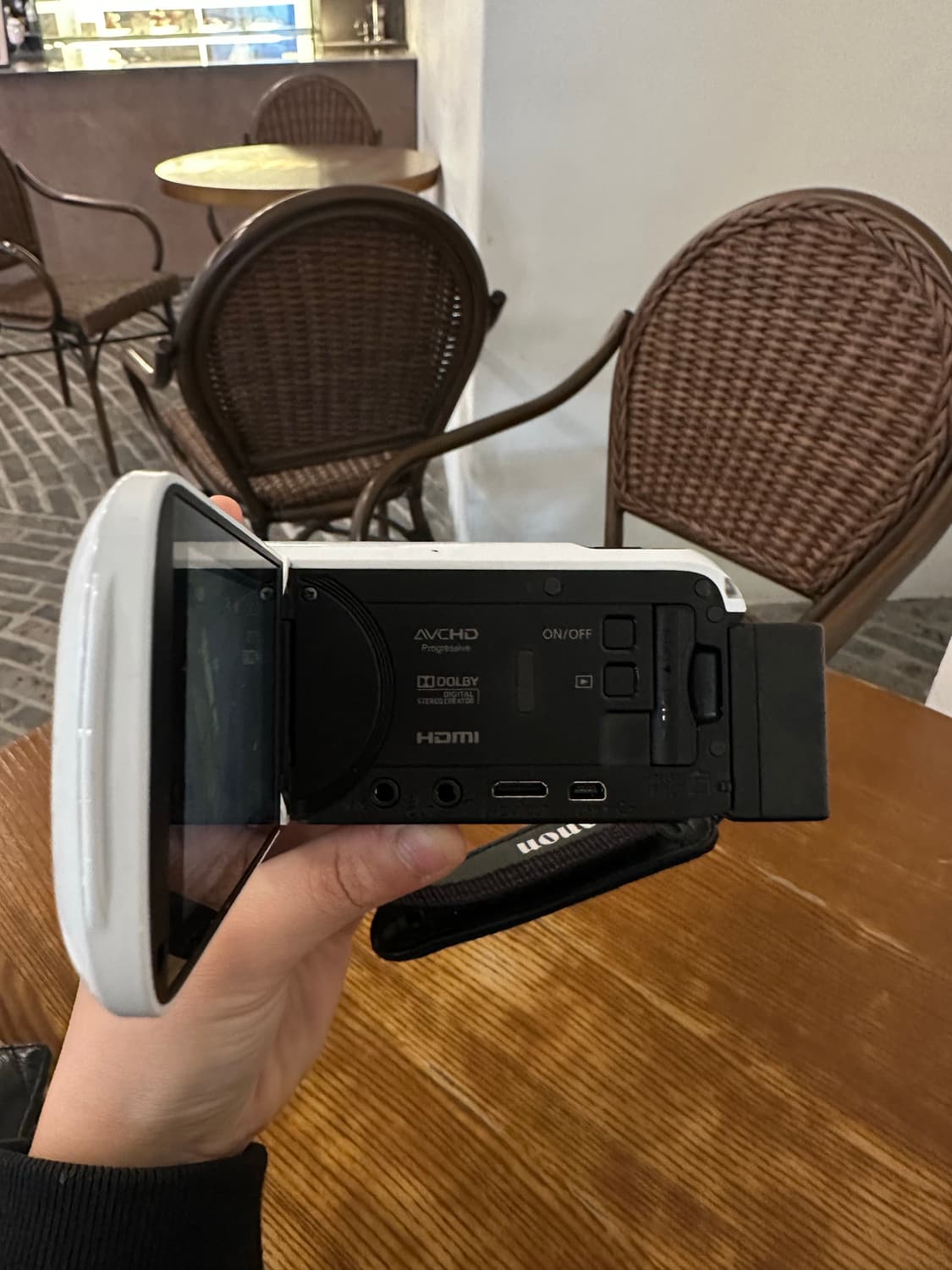 Canon vixia hf r600 화이트 상품이미지6