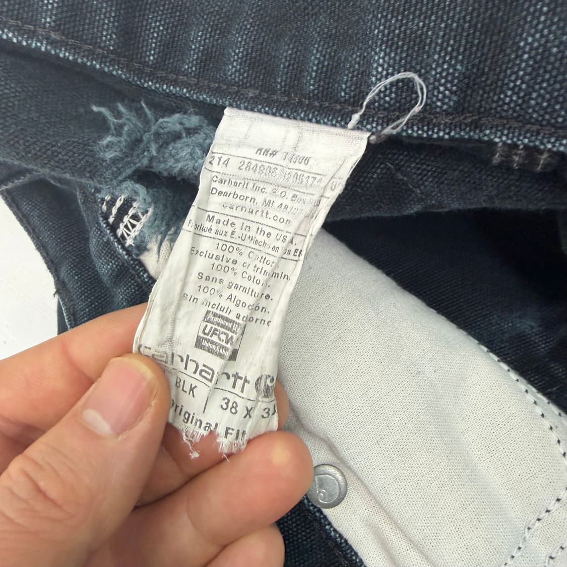 Carhartt]칼하트 B01 더블니 팬츠made in usa 38x30 상품이미지9