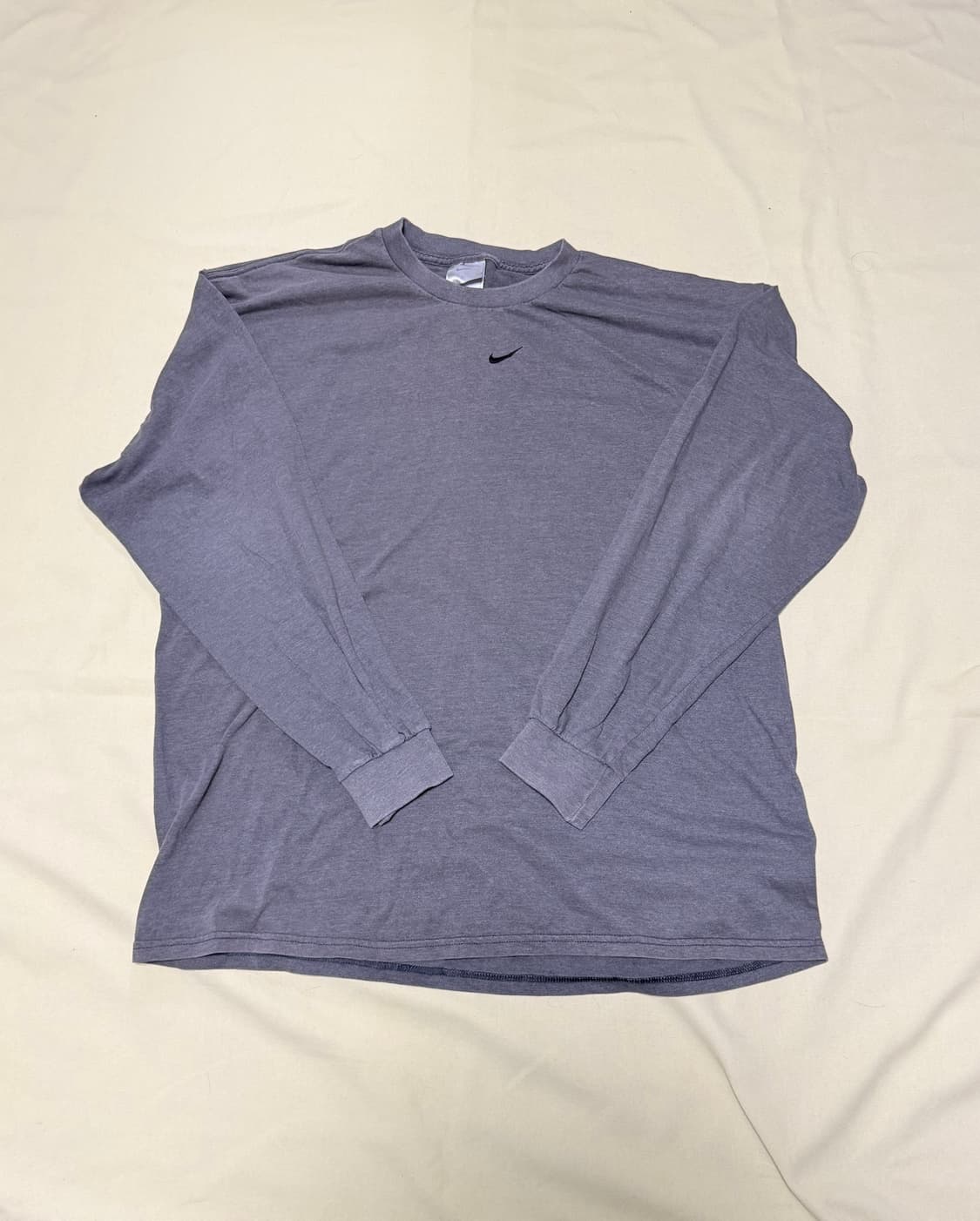 나이키 센터 스우시 롱슬리브 90~00s 차콜 상품이미지1