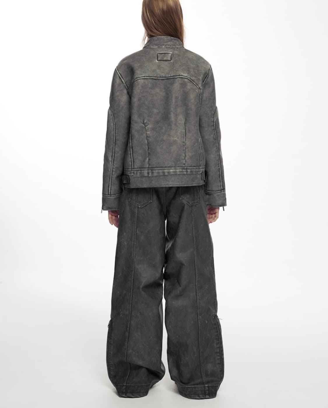 나체 인더스트리얼 레더 자켓 상품이미지4