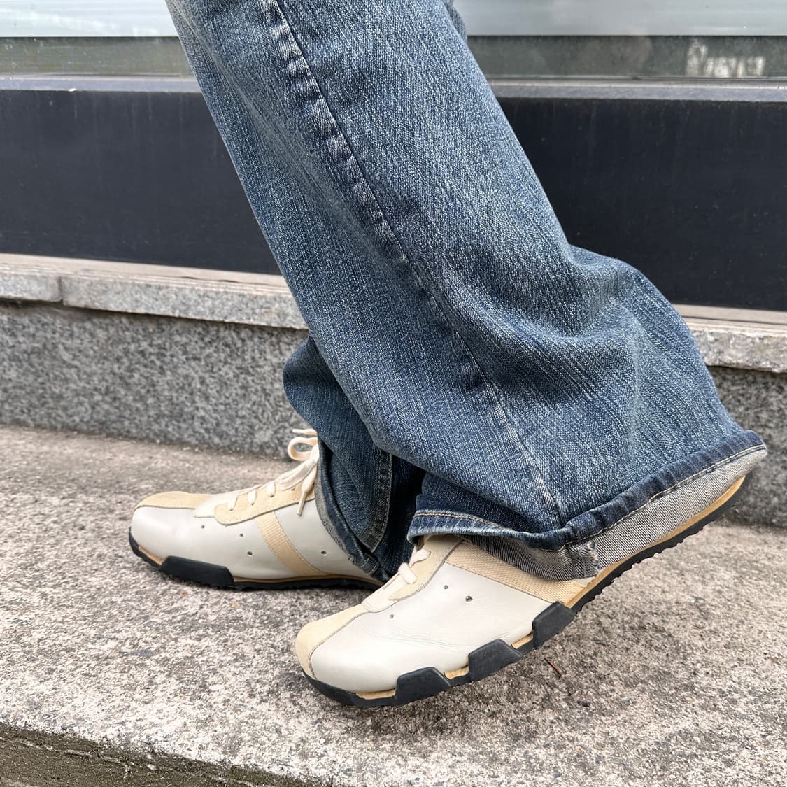 00s 레어 데드스톡 디젤 스퀘어토 스니커즈 풀박스 상품이미지10