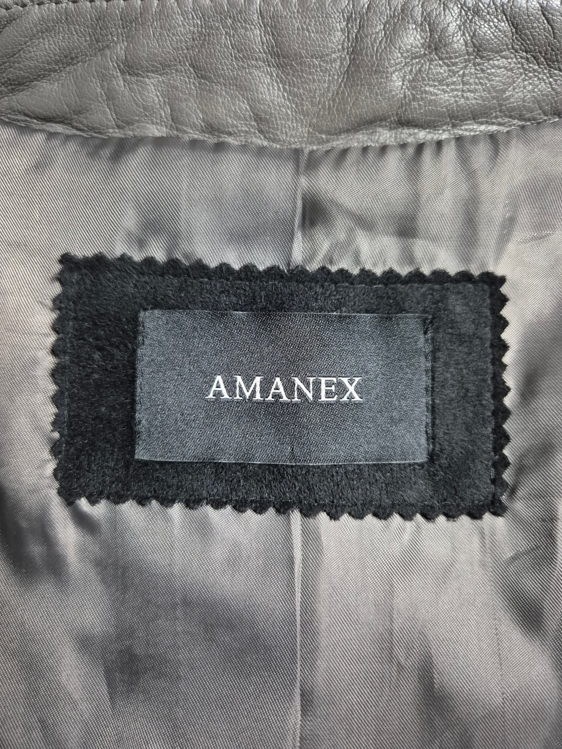 AMANEX 아마넥스 양가죽 라이더 자켓 상품이미지9