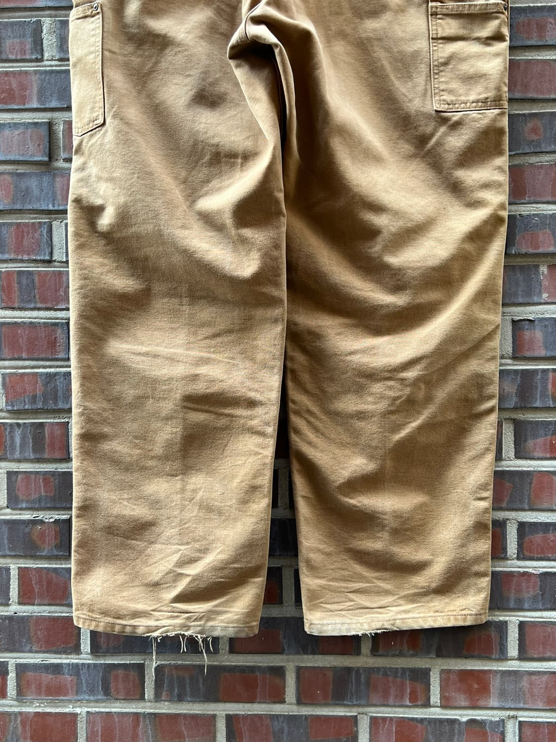 00's [40] 칼하트 B136 더블니 브라운 덕 카펜터 덩가리핏 팬츠 상품이미지8