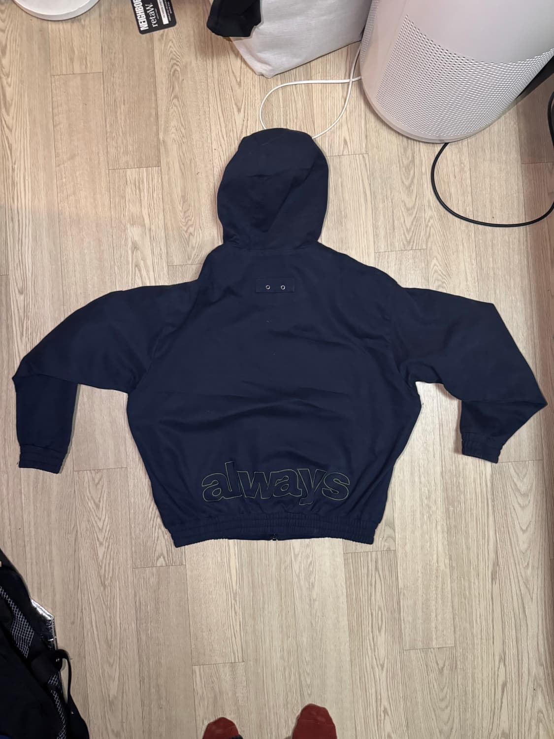 얼웨이즈왓듀슈두 캔버스 자켓 네이비 always 상품이미지2