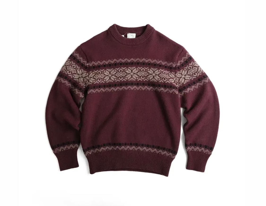 헤릴(herill) 블랙쉽 스노우 노르딕 니트 상품이미지2