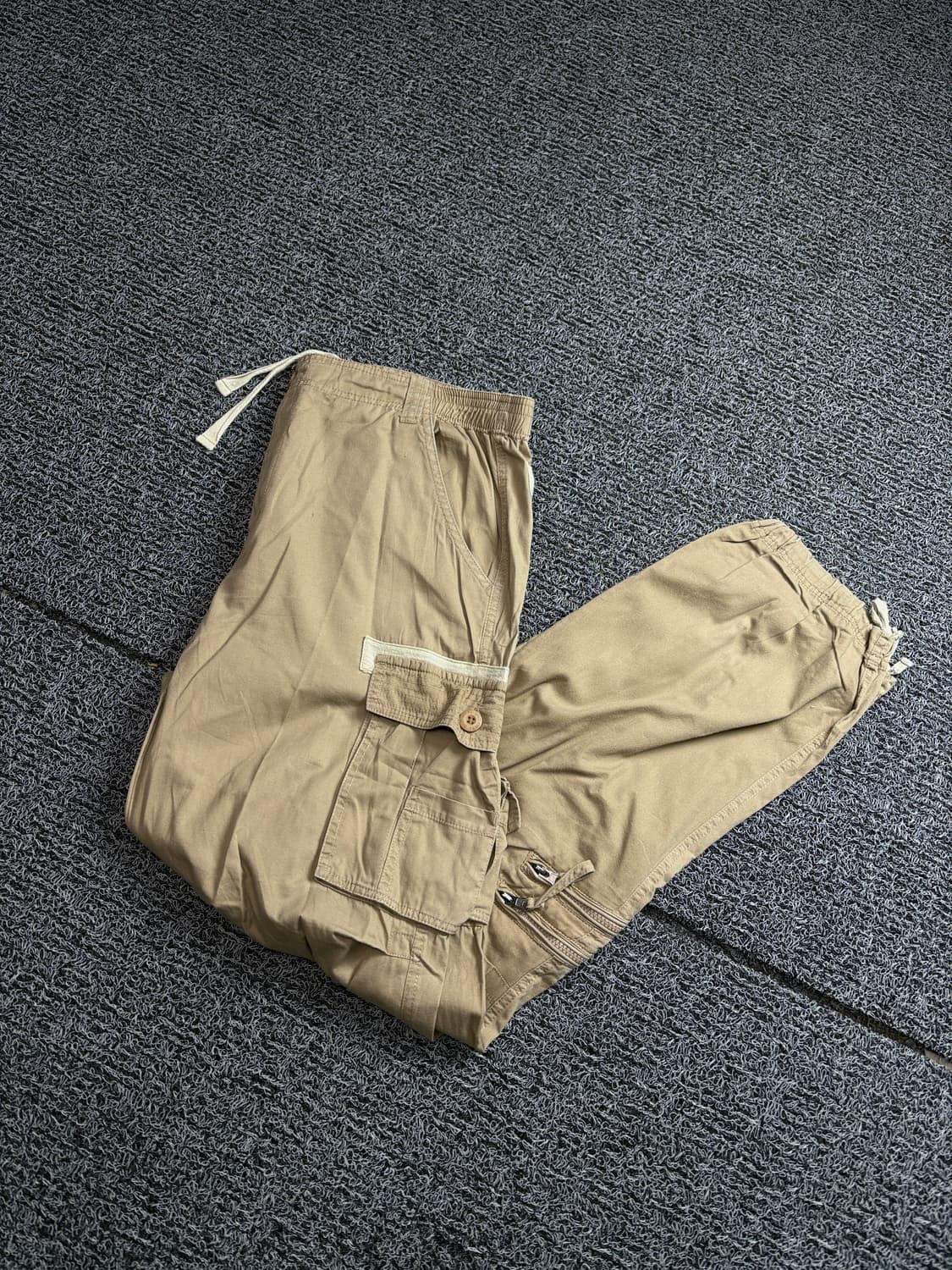 빈티지 Y2K 포켓 디테일 테크니컬 카고 팬츠 2325 상품이미지1