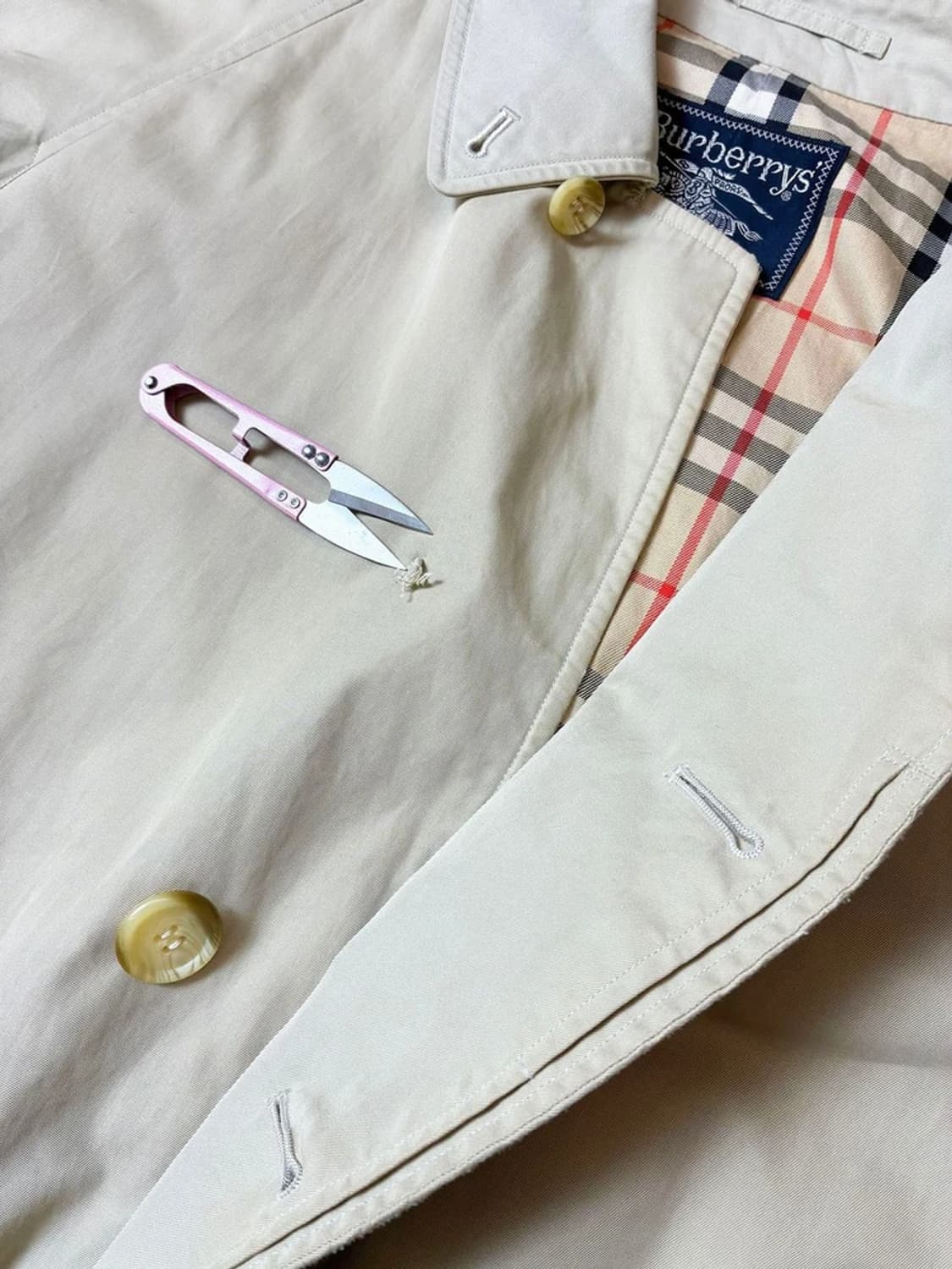 버버리 90's 재팬 트렌치 코트 PN7217 상품이미지3