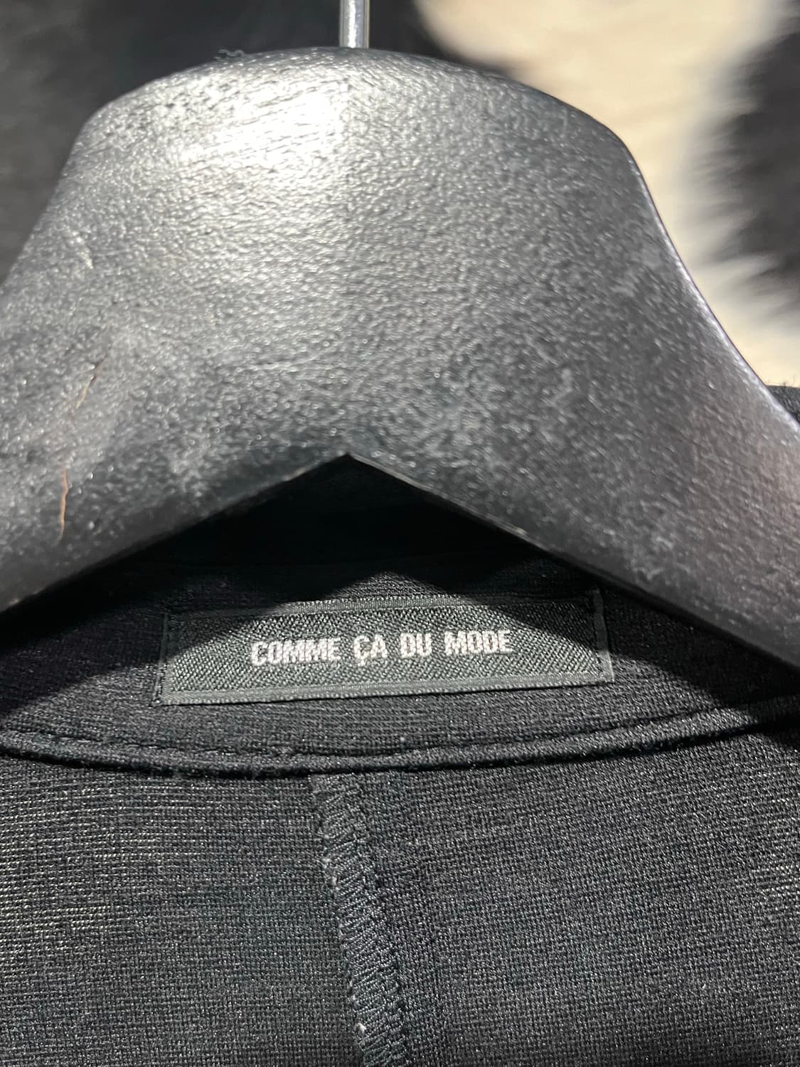 블랙 슬림핏 버튼 자켓 상품이미지3