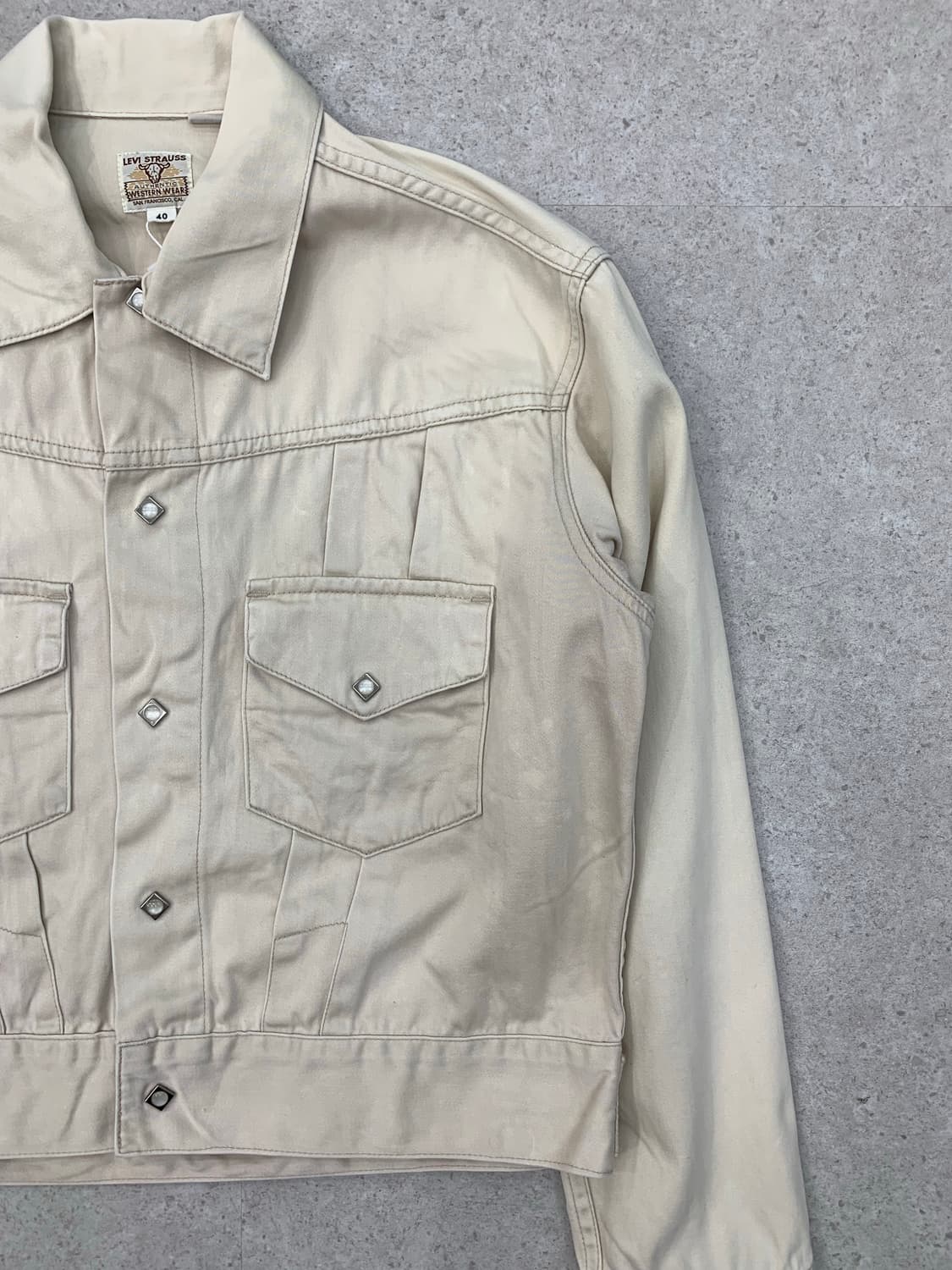 Levis 리바이스 90s 쇼트혼 웨스턴자켓 상품이미지3