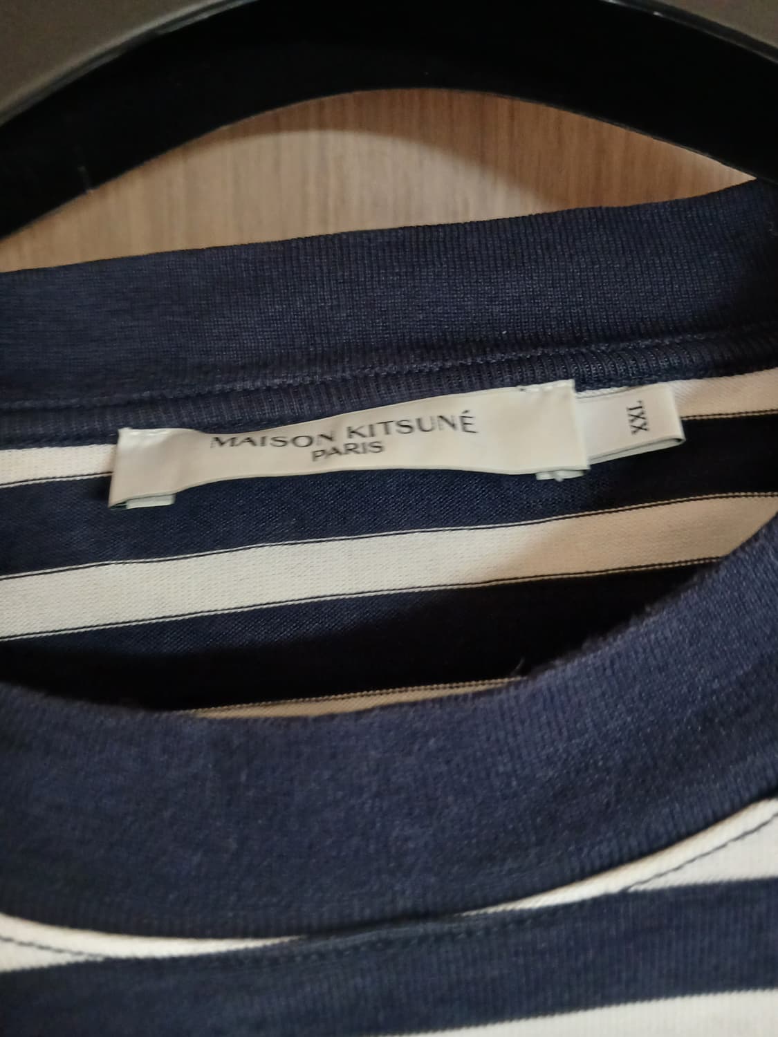 메종키츠네 스트라이프 긴팔 티셔츠 XXL(105) 상품이미지4