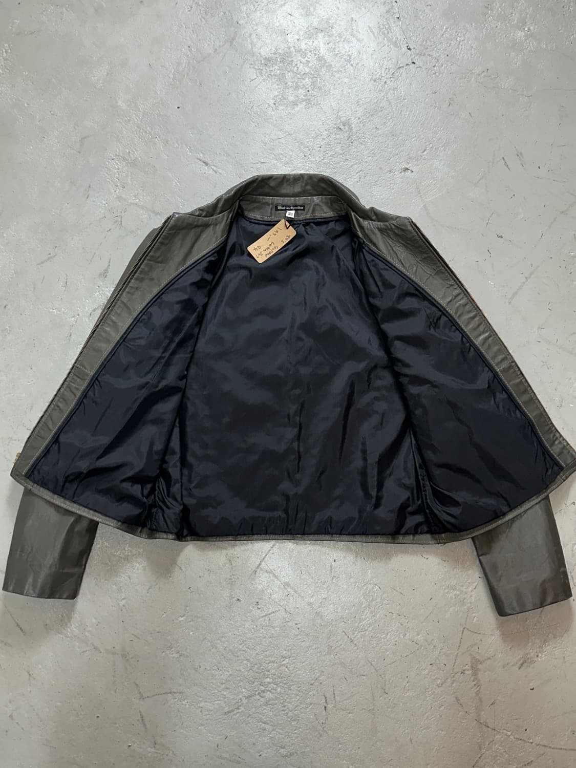 80's 시어스 크롭 레더자켓 빈티지 레더 자켓 상품이미지7