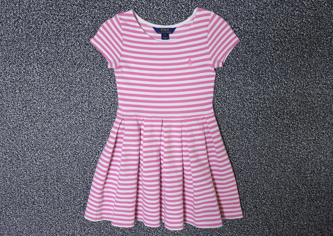 [무료배송][130]폴로 키즈 스트라이프 원피스 상품이미지1