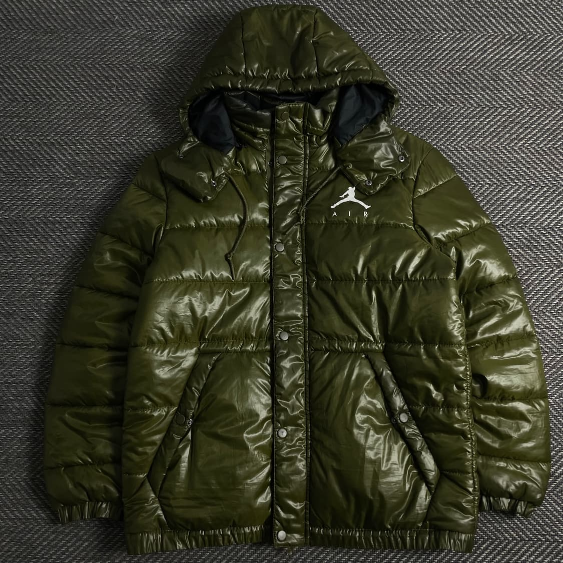 나이키 조던 점프맨 푸퍼 패딩 점퍼 카키y 3830 상품이미지2