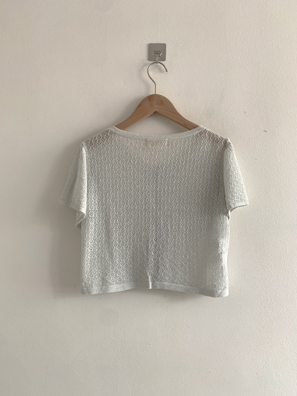 Beads Neck Punching Cardigan 상품이미지8