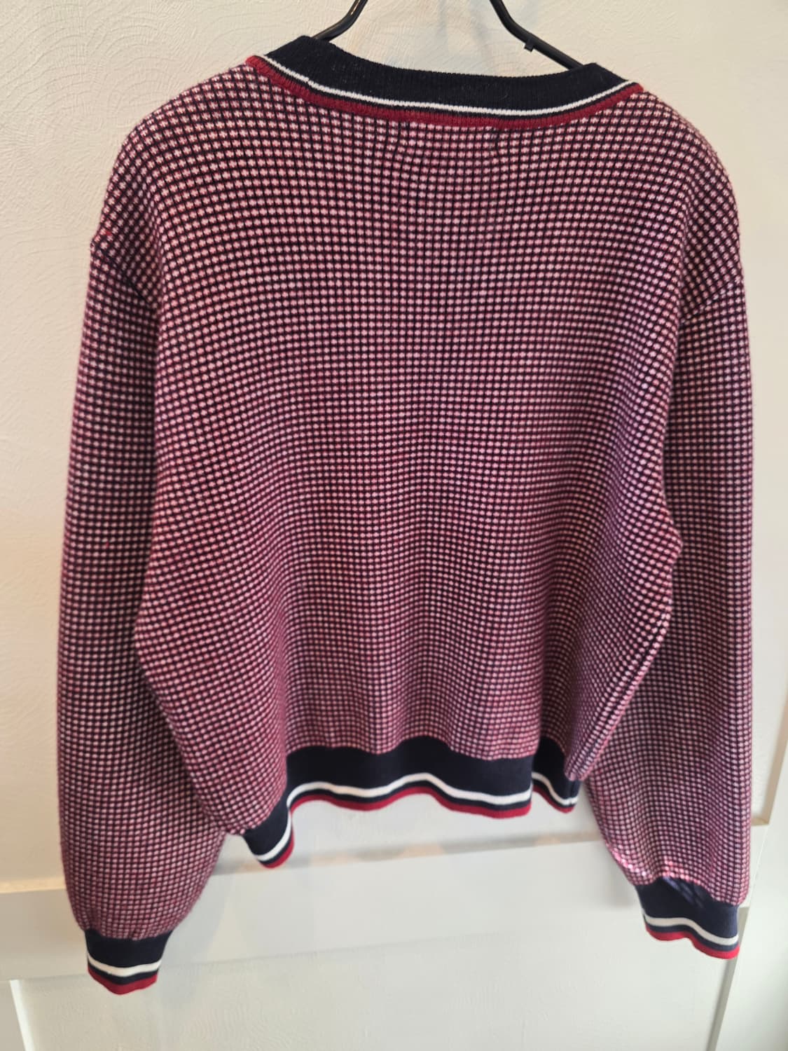 스튜디오 톰보이 브이넥 가디건 체크 상품이미지4