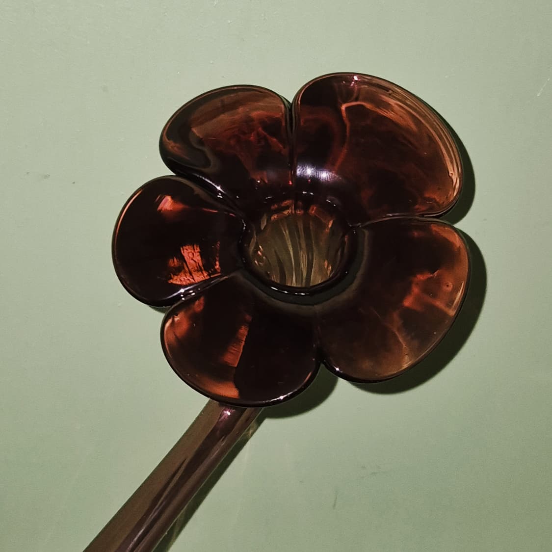 70s 야마나카 핸드블로운 퍼플 꽃송이 홀더 상품이미지10
