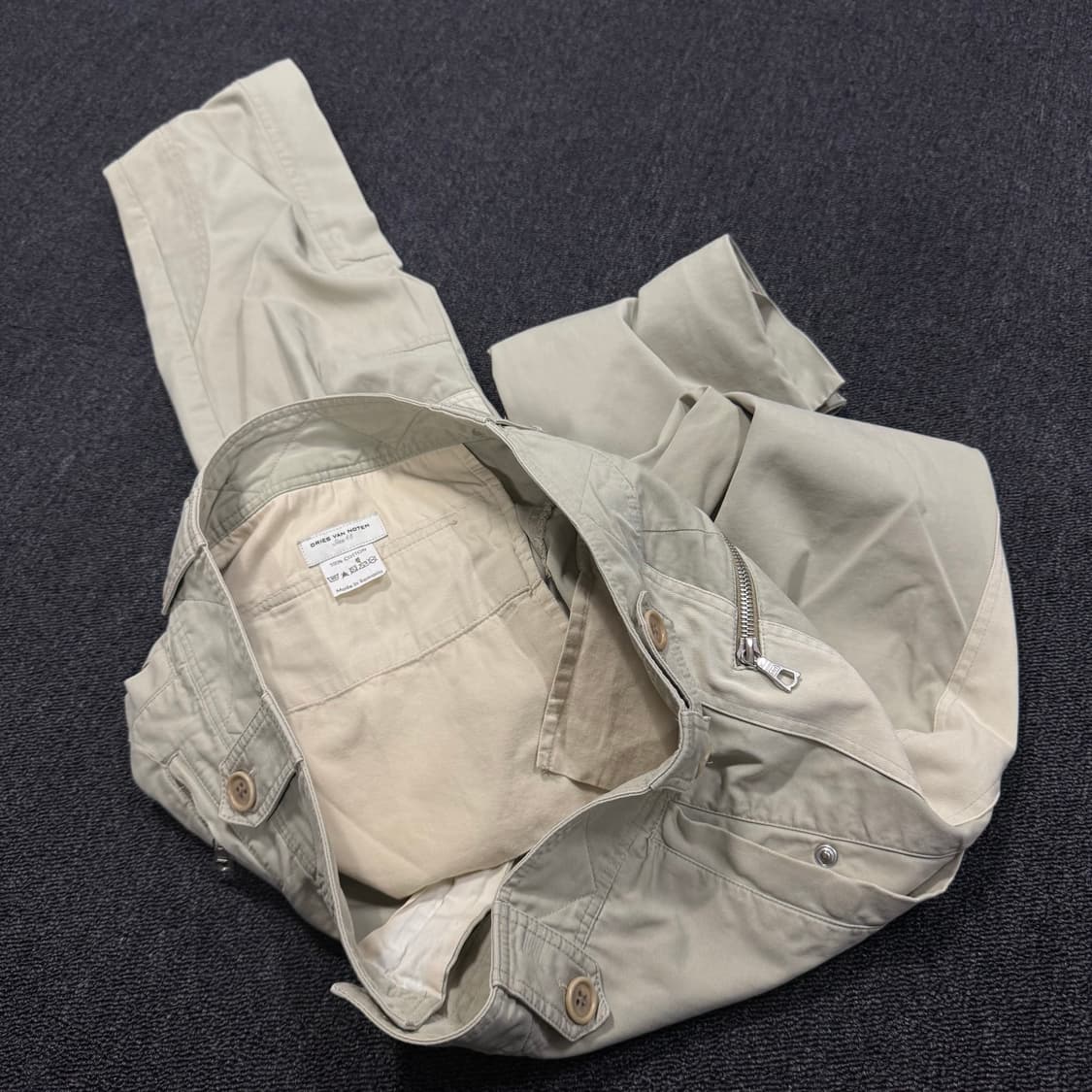 드리스반노튼 사이드지퍼 코튼 팬츠 상품이미지7