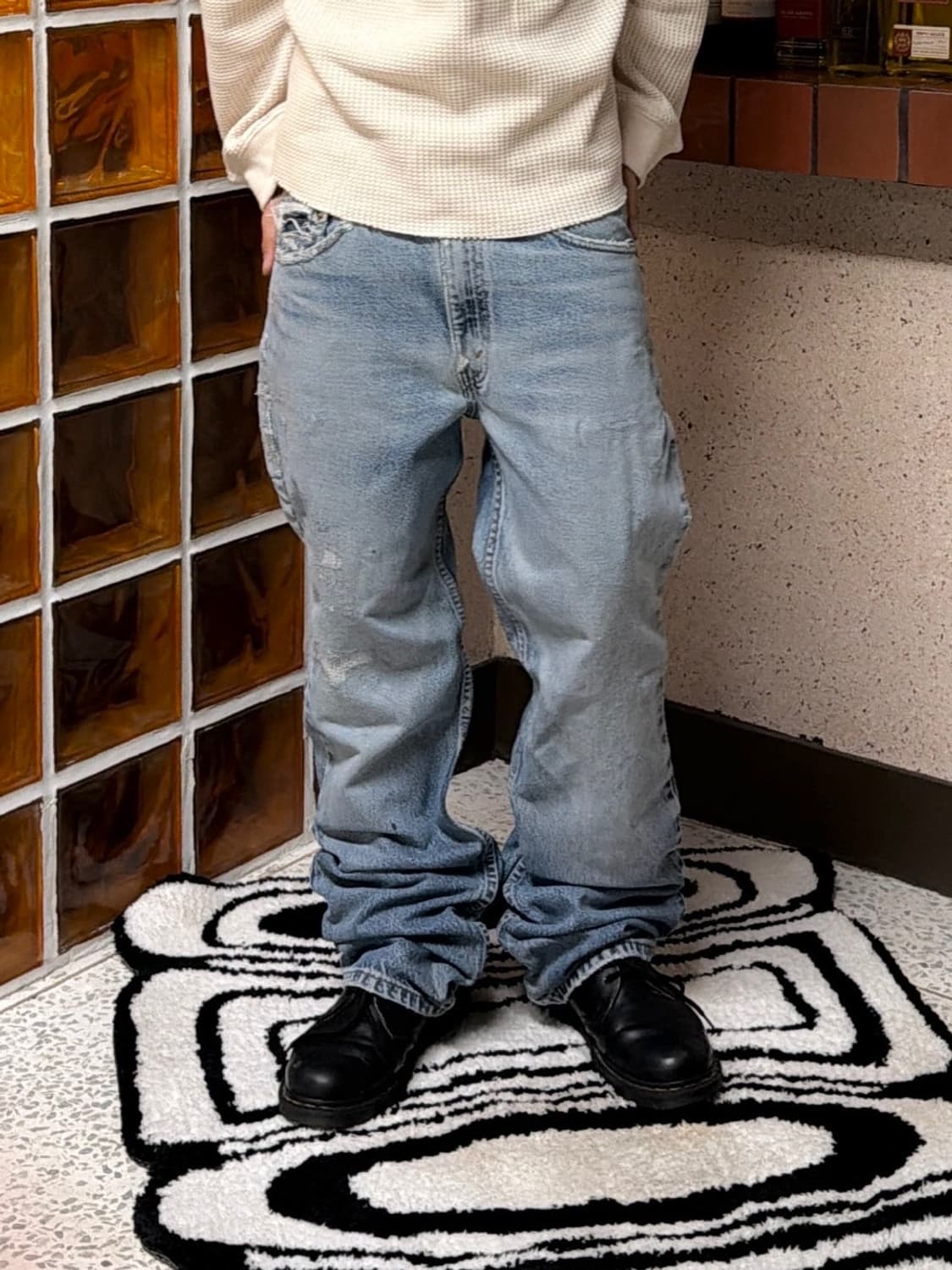 MADE IN USA 🇺🇸 00's 리바이스 517 부츠컷 블랭크탭 상품이미지1