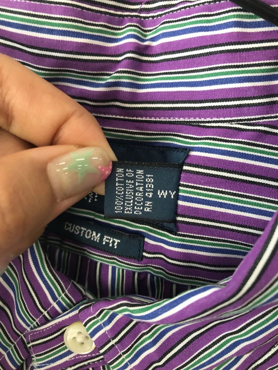 Polo Ralph Lauren Purple Stripe BD Shirt 상품이미지9