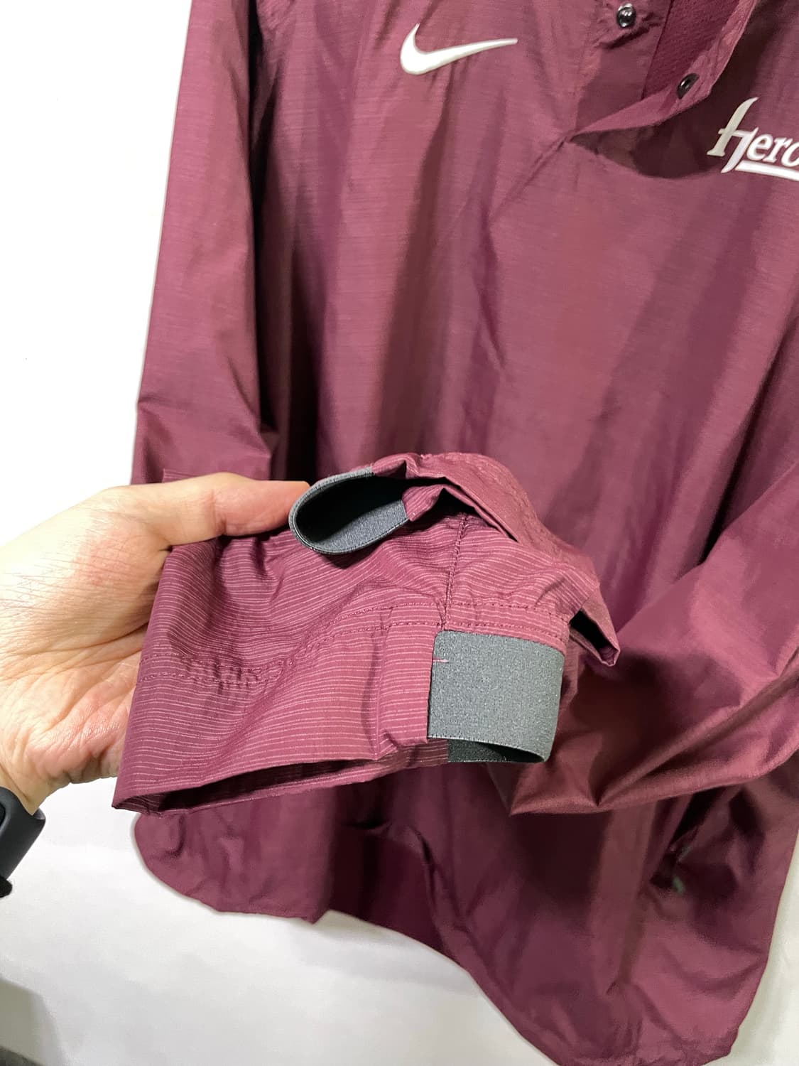 KBO 나이키 히어로즈 선수지급용 긴팔웜업 바람막이 2XL 상품이미지6