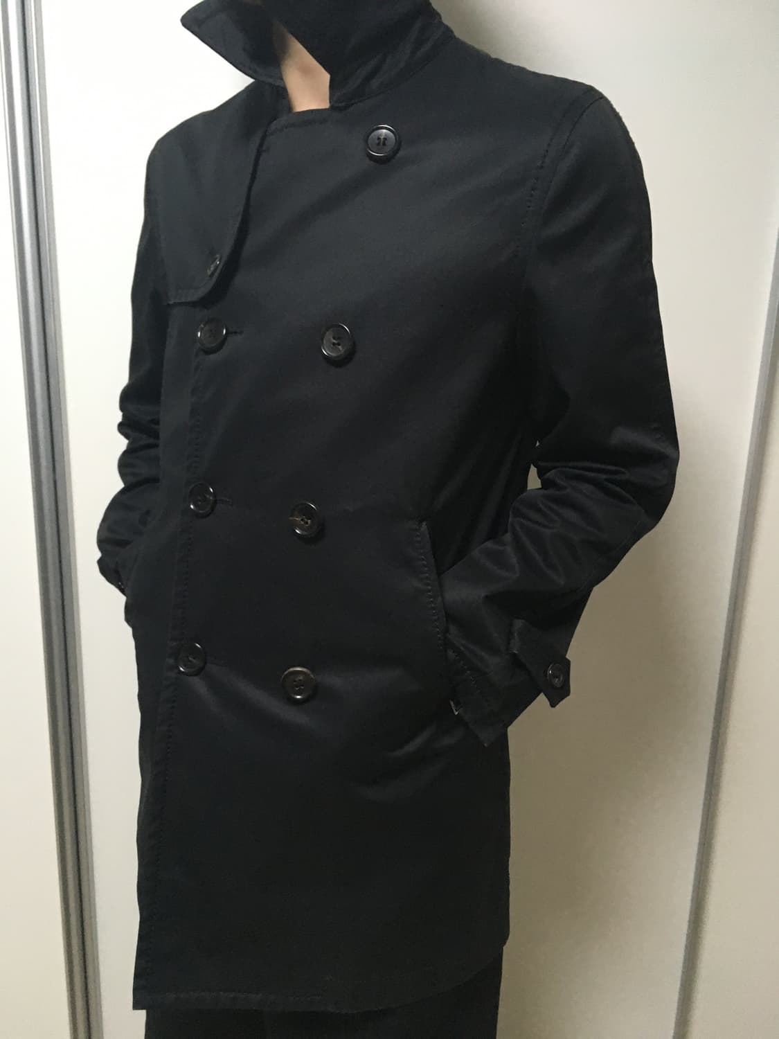 꼼데가르송 옴므 고어 윈드스토퍼 피코트 상품이미지1