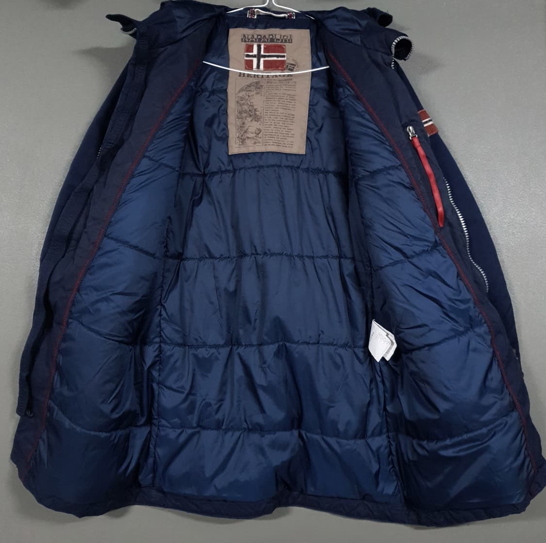 실측 M) 나파피리 헤리티지 윈터 파카 유틸리티 포켓 야상 후드 자켓 상품이미지6