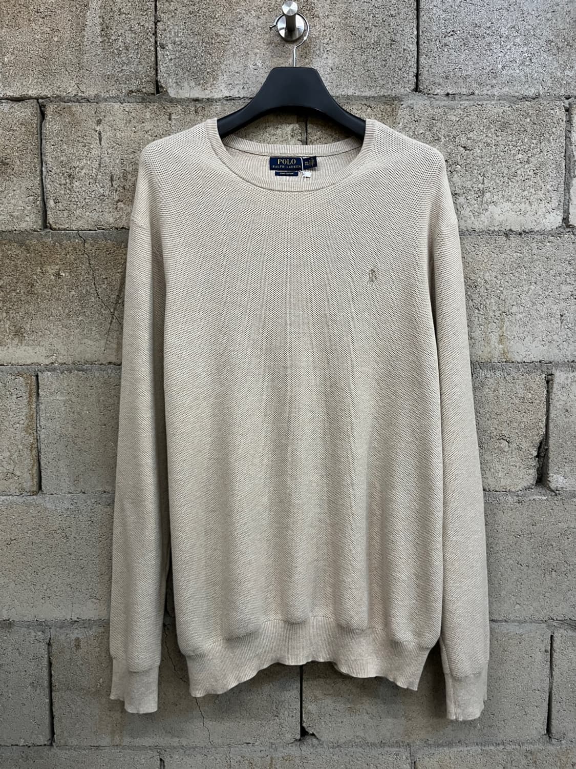 폴로 랄프 로렌 베이지 와플 니트 상품이미지1