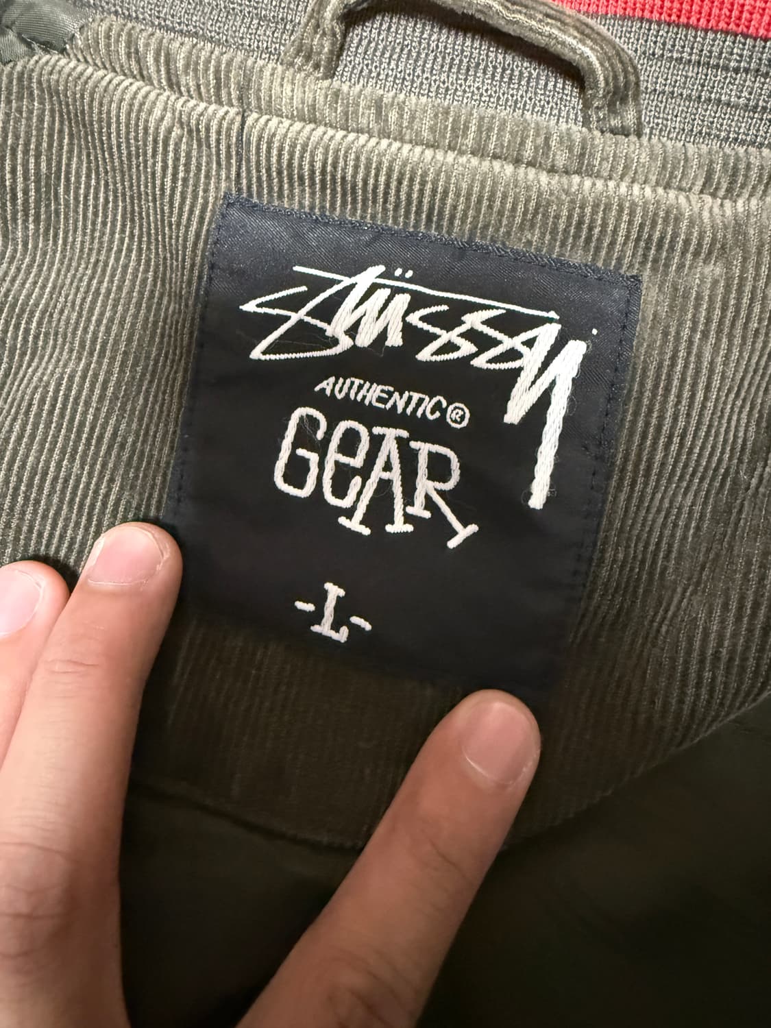 90s ~00s 스투시 코듀로이 자켓 L 상품이미지5