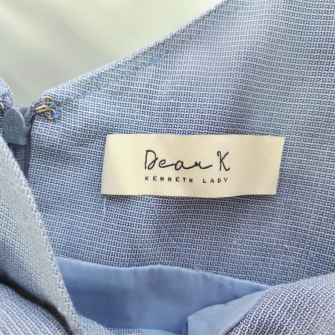 [KENNETH LADY] 케네스레이디 블루 버튼 원피스 여성 66 상품이미지5